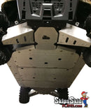 Polaris Ranger Crew XP 1000 Ricochet 13-Piece Complete Aluminum or with UHMW Skid Plate Set UTV Skid Plates