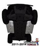 Polaris Ranger Diesel Ricochet 2-Piece Aluminum Rock Slider Skid Plates UTV Skid Plates