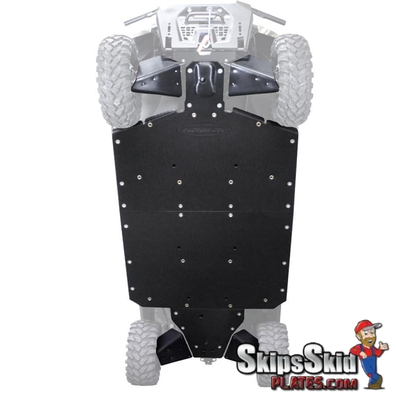Polaris Ranger XP 1000 Crew Ultimate Three Eighths UHMW Skid Package UTV Skid Plates