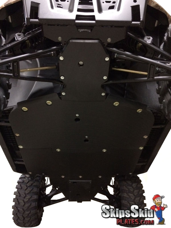 Polaris Ranger XP 1000 Ricochet 4-Piece Full Frame Skid Plate Set UTV Skid Plates