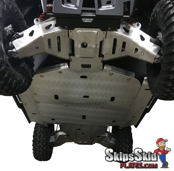 Polaris Ranger XP 1000 Trail Boss Ricochet 10-Piece Complete Aluminum or UHMW Skid Plate Set