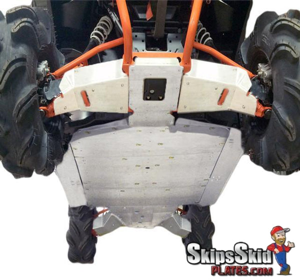 Polaris Ranger XP 1000 High-Lifter Ed. Ricochet 10-Piece Complete Aluminum or UHMW Skid Plate Set UTV Skid Plates