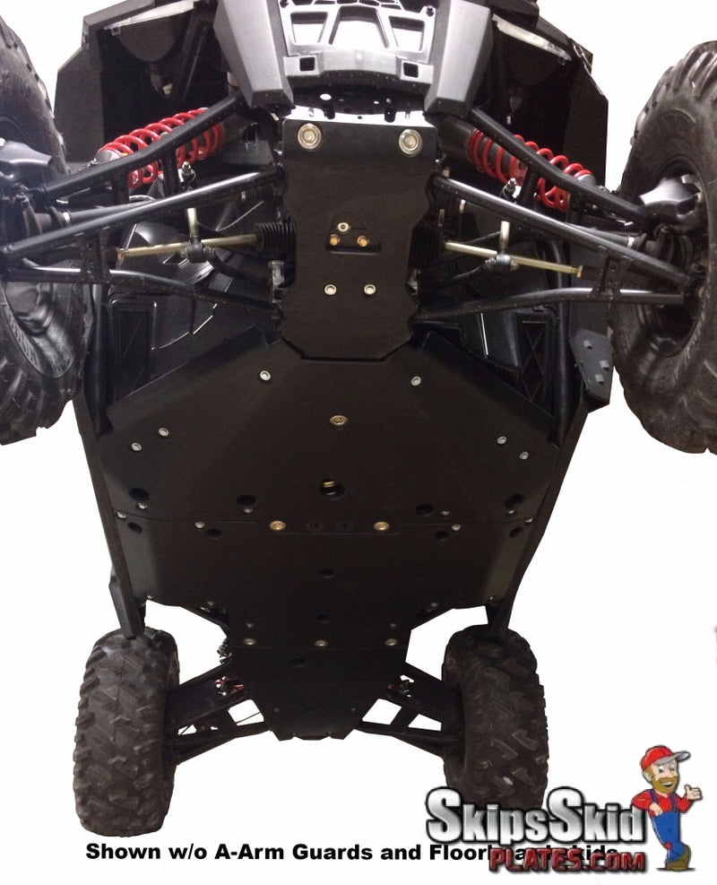 Polaris RZR 900 Trail Ricochet 10-Piece Complete Aluminum or UHMW Skid Plate Set UTV Skid Plates