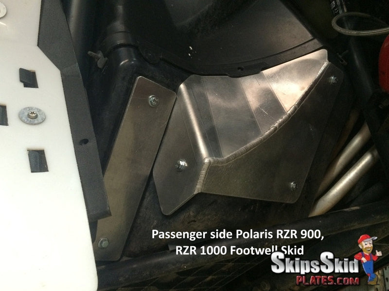Polaris RZR 900 Trail Ricochet 2-Piece Footwell Skid Plate Set UTV Skid Plates