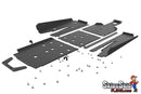 Polaris RZR Pro XP UHMW Skid Plate Set with Integrated Rock Sliders 2020-2022