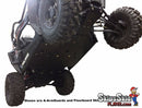Polaris RZR-S 1000 Ricochet 10-Piece Complete Aluminum or UHMW Skid Plate Set - Aluminum Only UTV Skid Plates