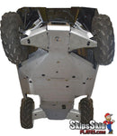 Polaris RZR-S 1000 Ricochet 10-Piece Complete Aluminum or UHMW Skid Plate Set - Aluminum Only UTV Skid Plates