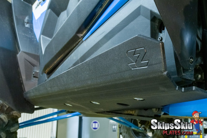 Polaris RZR Turbo S UHMW Skid Plate Kit with Integrated Rock Sliders 2021
