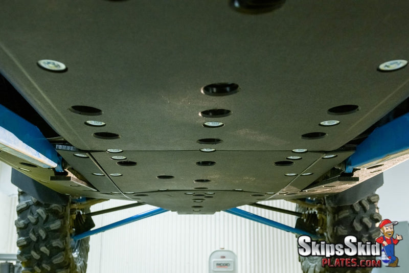 Polaris RZR Turbo S UHMW Skid Plate Kit with Integrated Rock Sliders 2021