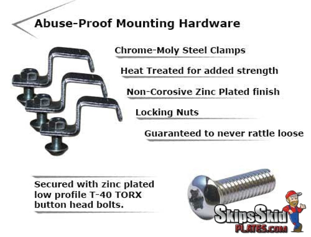 2022 Polaris RZR XP 1000 Highlifter Ricochet 2-Piece Aluminum Rock Slider Set