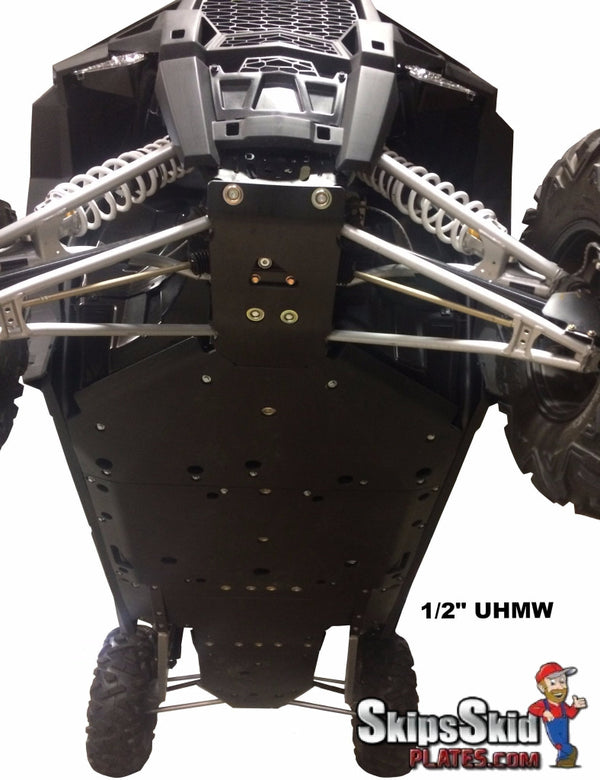 Polaris RZR XP-4 1000 High-Lifter Ricochet 12-Piece Complete Aluminum Skid Plate Set UTV Skid Plates