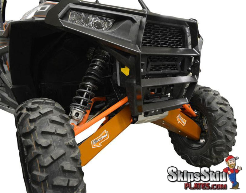 Polaris RZR XP-4 1000 High-Lifter Ricochet 12-Piece Complete Aluminum Skid Plate Set UTV Skid Plates