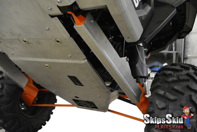 Polaris RZR XP-4 1000 High-Lifter Ricochet 2-Piece Rear Linkage Guards UTV Skid Plates