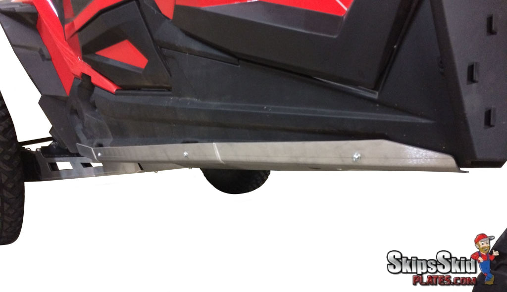 Polaris RZR XP-4 Turbo S Ricochet 2-Piece Aluminum Rock Slider Set UTV Skid Plates