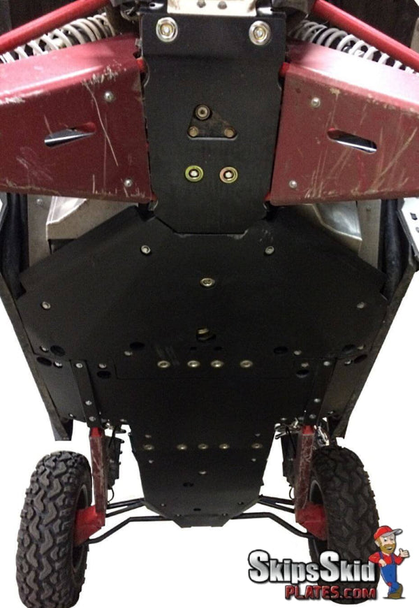 Polaris RZR XP Turbo EPS Ricochet 10-Piece Complete Skid Plate Set UTV Skid Plates