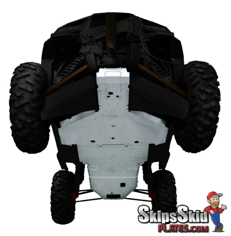 Polaris RZR XP Turbo EPS Ricochet 4-Piece Full Frame Skid Plate Set UTV Skid Plates