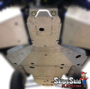 Polaris RZR XP Turbo S Ricochet 4-Piece Aluminum or UHMW Full Frame Skid Plate Set UTV Skid Plates