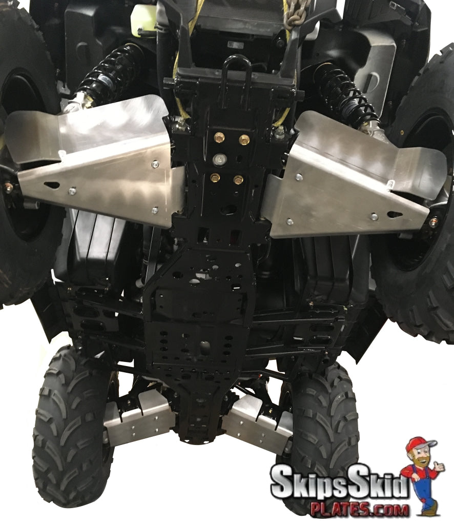 Polaris Sportsman 450 Base Model Ricochet 8-Piece Complete Aluminum Skid Plate Set 2021