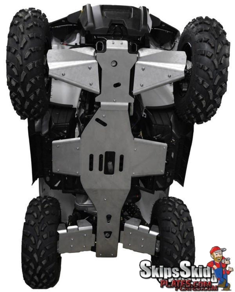 Polaris Sportsman 450 H.O Ricochet 6-Piece Complete Aluminum Skid Plate Set ATV Skid Plates