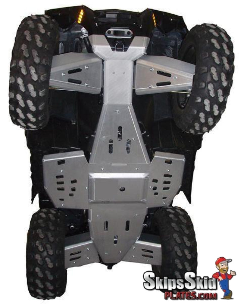 Polaris Sportsman 550 Touring Ricochet 8-Piece Complete Aluminum Skid Plate Set ATV Skid Plates