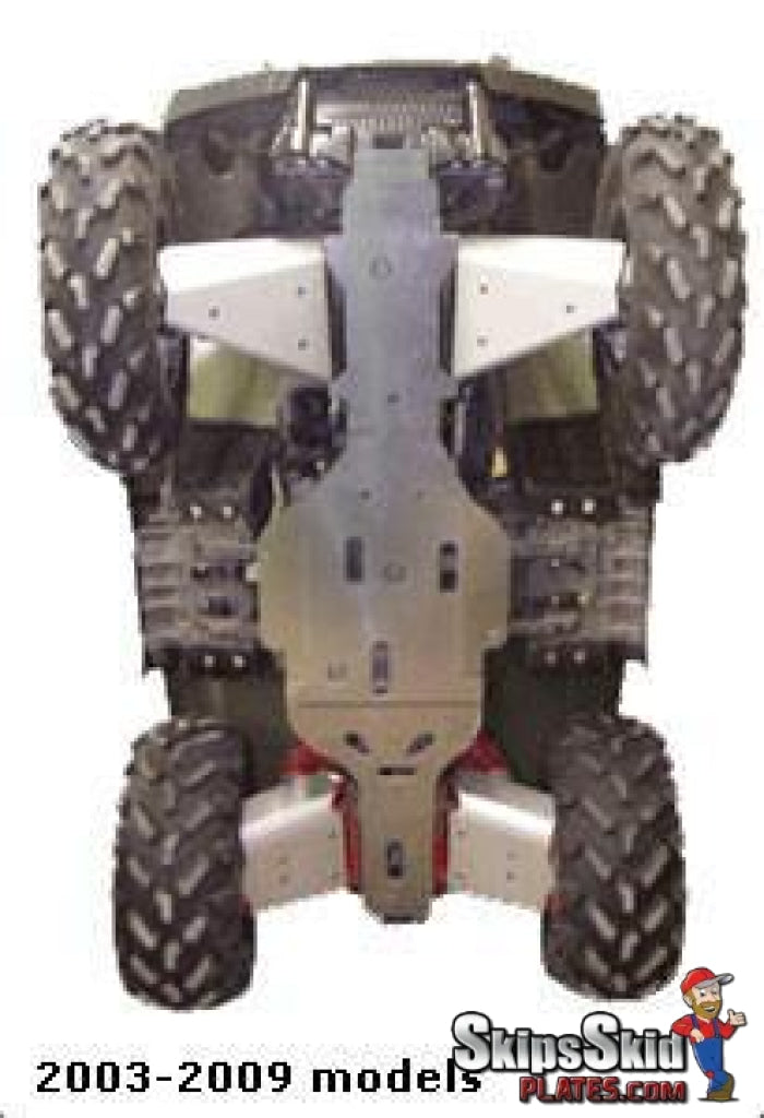 Polaris Sportsman 800 Ricochet 6-Piece Complete Aluminum Skid Plate Set ATV Skid Plates