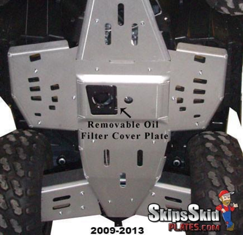 Polaris Sportsman 850 Ricochet 2-Piece Full Frame Aluminum Skid Plate Set ATV Skid Plates