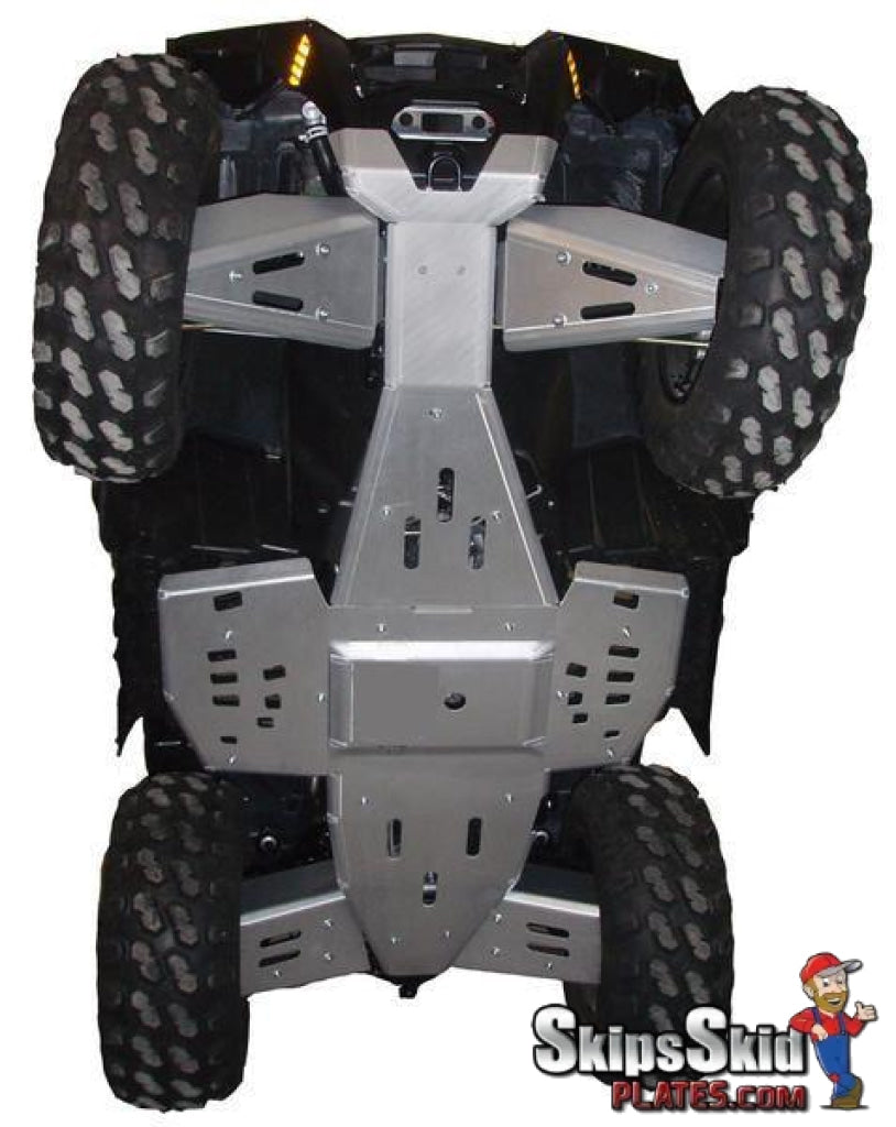 Polaris Sportsman 850 Ricochet 8-Piece Complete Aluminum or with UHMW Layer Skid Plate Set ATV Skid Plates
