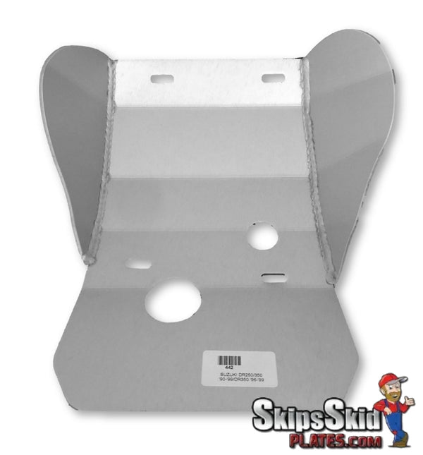 Suzuki DR250 & DR350 Ricochet Aluminum Skid Plate Dirt Bike Skid Plates