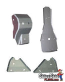 Suzuki Ozark 250 Ricochet 4-Piece Complete Aluminum Skid Plate Set ATV Skid Plates
