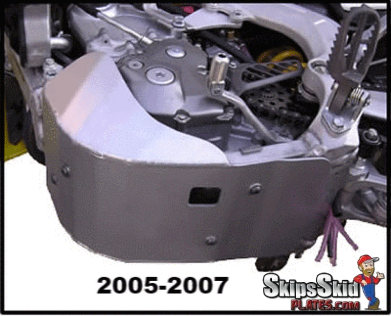 Suzuki RMZ450 Ricochet Aluminum Skid Plate Dirt Bike Skid Plates