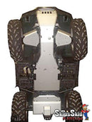 Suzuki Vinson Ricochet 5-Piece Complete Aluminum Skid Plate Set ATV Skid Plates
