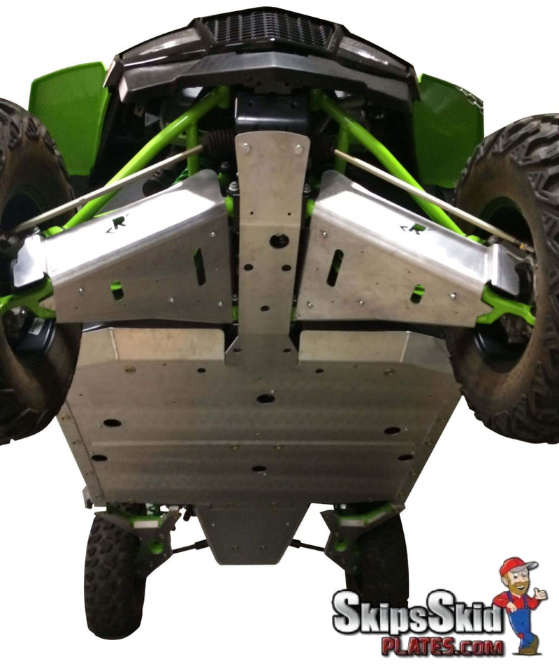 Textron Wildcat XX Ricochet 10-Piece Complete Aluminum Skid Plate Set UTV Skid Plates