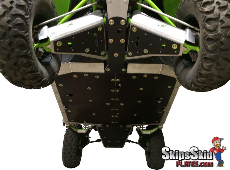 Textron Wildcat XX Ricochet 10-Piece Complete Aluminum Skid Plate Set UTV Skid Plates