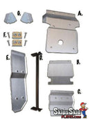 Toyota FJ Cruiser Ricochet 9-Piece Complete Aluminum Armor Kit Toyota Truck Products