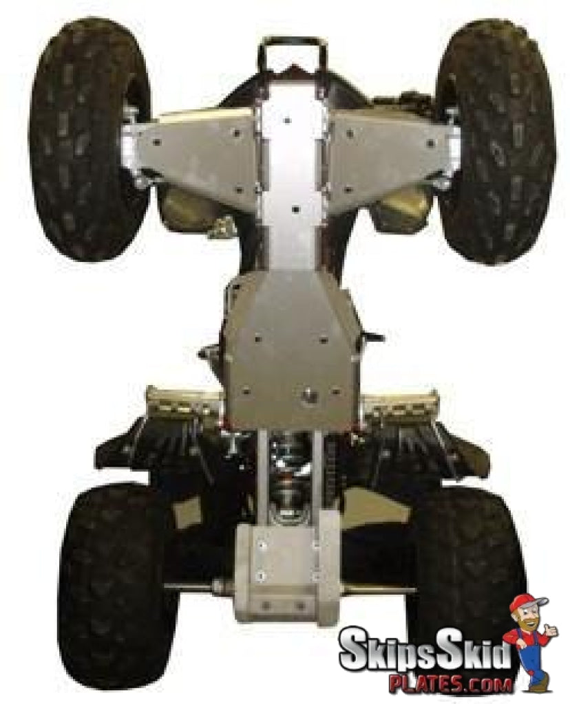 Yamaha Banshee Ricochet 4-Piece Complete Aluminum Skid Plate Set ATV Skid Plates