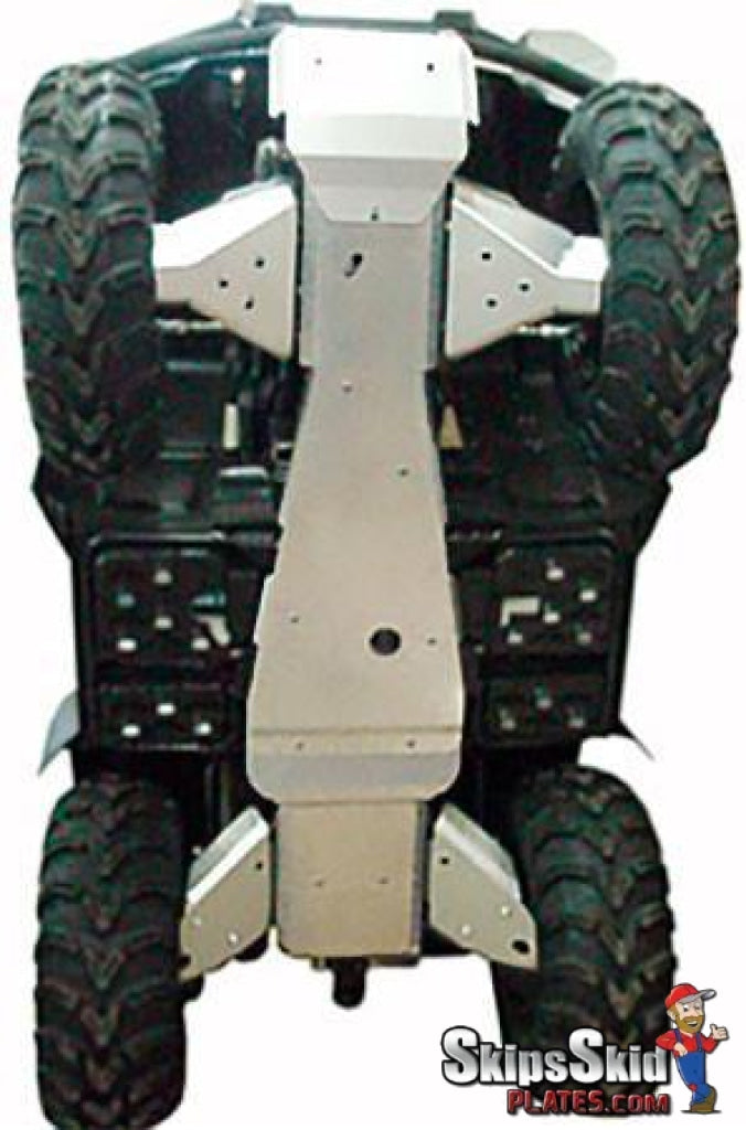 Yamaha Big Bear Ricochet 7-Piece Complete Aluminum Skid Plate Set - 2007-2014 I.R.S ATV Skid Plates