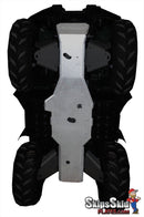 Yamaha Grizzly 450 (350i) Ricochet 2-Piece Full Frame Aluminum Skid Plate ATV Skid Plates