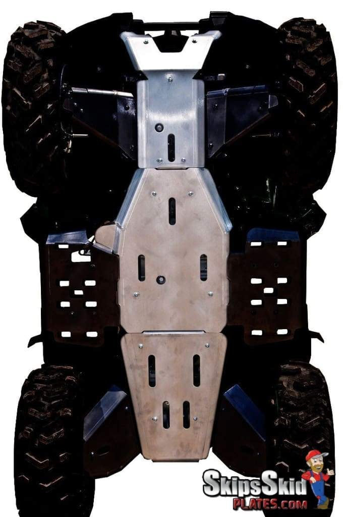 Yamaha Grizzly 700 Ricochet 3-Piece Aluminum Full Frame Skid Plates ATV Skid Plates