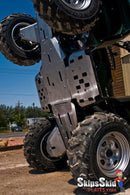 Yamaha Grizzly 700 Ricochet 10-Piece Complete Aluminum Skid Plate Set ATV Skid Plates