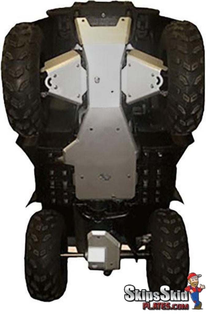 Yamaha Grizzly / Kodiak / Bruin Ricochet 4-Piece Complete Aluminum Skid Plate Set - 2005-2015 ATV Skid Plates
