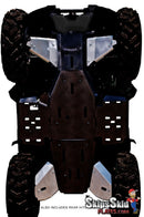 Yamaha Kodiak 700 Ricochet 5-Piece Aluminum A-Arm & CV Boot Guard Set ATV Skid Plates