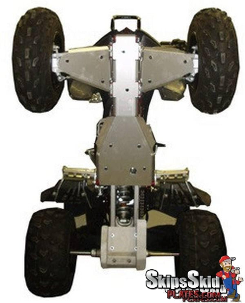 Yamaha Warrior Ricochet 4-Piece Complete Ricochet Aluminum Skid Plate Set ATV Skid Plates