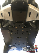 Yamaha Wolverine R Max 2 Ricochet 9-Piece Complete Aluminum Skid Plate Set ATV Skid Plates
