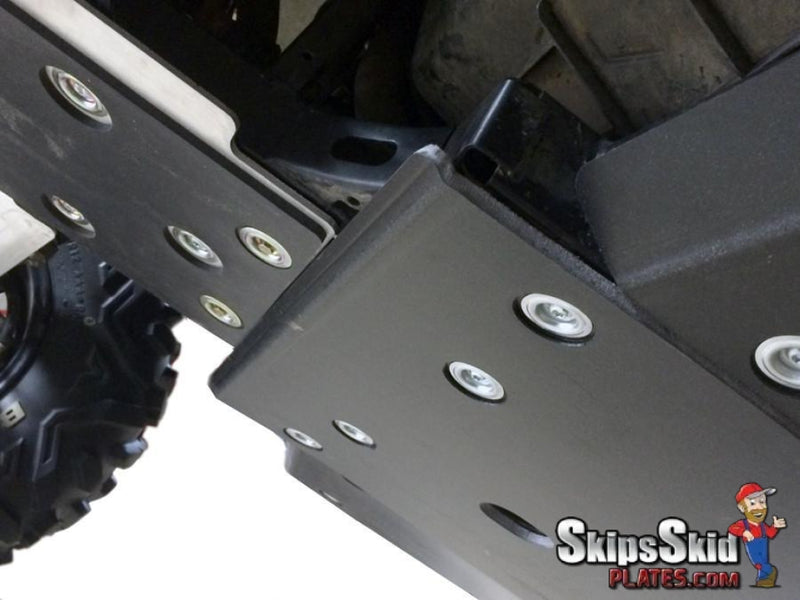 Yamaha Wolverine Ricochet 9-Piece Complete Aluminum Skid Plate Set with 3/8 UHMW UTV Skid Plates